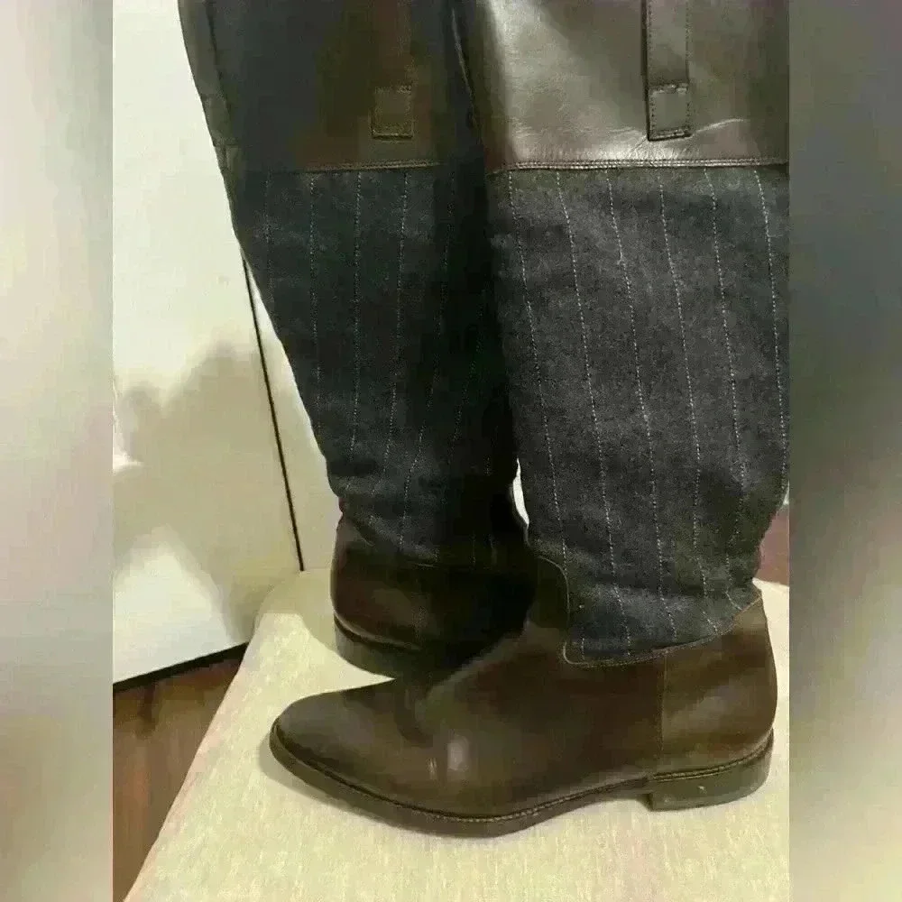 Santoni women’s leather boots size  37/ 6.5
